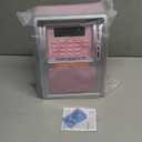 BKstar Kids Talking ATM Piggy Bank for Real Money with Dual Debit Cards, Power-Off Memory, Auto-Opening Drawer, Onekey Shutdown, Bill Feeder, Coin Recognition, Balance Calculator Machine (Pink)