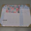 Calendar 2026-2027, Monthly Desk Calendar from July 2026 to December 2027, 15" x 12", Large Desktop Calendar Monthly, Perfect for Home or Office, Apricot with Desk Mat