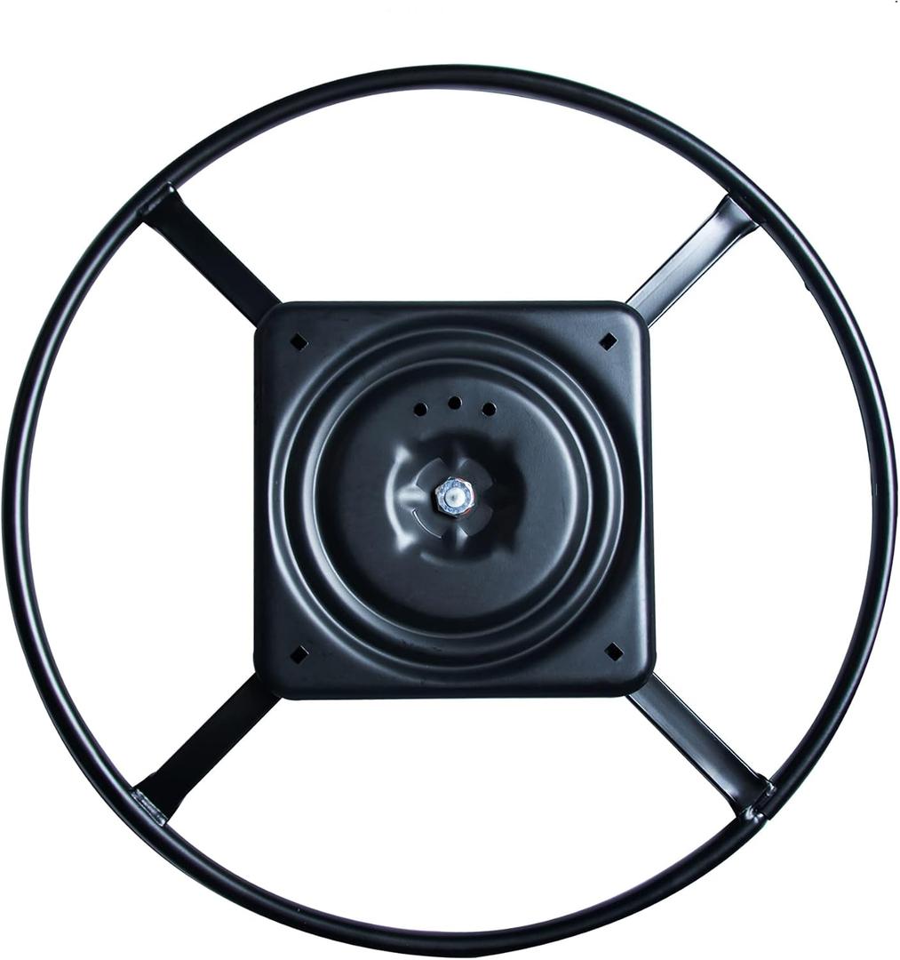 Yoogu Heavy Duty 24" Recliner Chair Sofa Furniture Ring Swivel Base Replacement with 10 Inch Plate (24 inch)