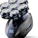 Head Shavers for Bald Men: Upgraded Detachable Head Shaver - IPX7 Waterproof Wet or Dry Electric Razor for Men - 7D LED Display Rechargeable Shaving Grooming Kit with Type-C Charge