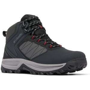 Columbia Men's Transverse Hike Waterproof Boot (11, Black/Mountain Red)