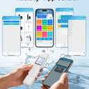 9-in-1 Smart Water Tester with APP Monitoring, Digital Water Test Kit for Turbidity, TDS, EC, Temp, Salt, GH, TOC, COD & UV275, Professional Water Tester for Drinking Water, Well, Tap & Outdoor.