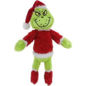 AZATE 9 inches Christmas Green Monster Plush Toys, Dog Plush, Delightful Gift for Children, Christmas Decorations (Green Elf in Hat)