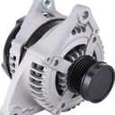 Alternator Replacement for Toyota Camry 2012 2013 2014 2015 2.5L, for RAV4 2.5L 2009 2010 2011 2012,12V 125A Alternator OE 27060-0V170 14486N 14486 104211-3541,6-Groove Clockwise