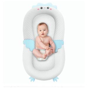 Baby Lounger for Newborn & Infant – Duckling Delight | Soft 100% Cotton Cover, Lightweight, Washable, Portable Infant Support Cushion by Sprinta