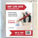 Drop Cloth Depot 8 oz Canvas Safety Drop Cloth - Industrial Strength - 8' x 10'