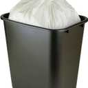 Amazon Basics 8 Gallon Flap Tie Trash Bags, 80 Count Fresh Scent
