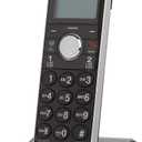 AT&T TL86009 Accessory Cordless Handset, Black/Silver | Requires an AT&T TL86109 Expandable Phone System to Operate