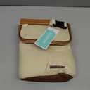 Breastmilk Cooler Bag with Ice Pack Fits 4 Baby Bottles Up to 5 Ounce, Baby Bottle Cooler Bag Great for Nursing Mom Daycare,Beige