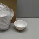 Tioncy 36 Pcs Bowls Set Unbreakable Dessert Soup Salad Bowls for Pasta Cereal Soup Dishwasher Safe (10 oz,White)