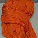 4 Pack Orange Cheesecloth Table Runner 20 x 120 inch Gauze Table Runners 10 FT Long,Semi Sheer Cheese Cloth Fabric Table Runner Bulk for Wedding,Party,Baby Shower,Bridal Shower Decoration