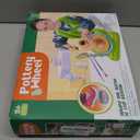 Pottery Wheel for Kids - Complete Pottery Painting Kit Arts and Crafts for Kids Ages 8-12 with 3 Pack Air Dry Clay Art Supplies Toys for Girls Boy Birthday Gift for 6 7 8 9 10 11 12+ (Green)