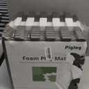 16 Tiles Baby Play Mat for Floor, EVA Foam Baby Floor Play Mat with 0.6 Inch Thick Interlocking Foam Tiles, Foam Floor Tiles for Baby, Toddlers and Kids (Gray-Black-White, 16PCS)