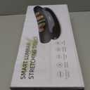 Electric Lumbar Traction Device for Lower Back Pain Relief, Multifunctional Lumbar Stretcher with Dynamic Traction, Red Light Therapy, 8-Level Electrotherapy, 3-Level Thermal Therapy, Vibration (Black)