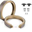 Rear Brake Shoes Kit, S781 Parking Brake Shoes for Cadillac Deville/Escalade/DTS, Chevrolet Avalanche/Express/Silverado/Suburban/etc., GMC, Buick, Isuzu, Oldsmobile,Saab(Please Check The Model Year)