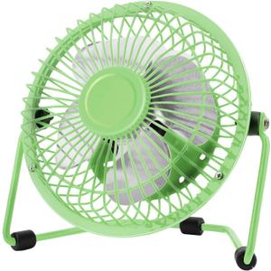 Chchmu USB Fan 6 Inch Mini USB Desk Table Fan Personal Portable Desktop Cooling Fan Powered by USB PC Netbook for Camping Home Office Outdoor Travel, Strong Wind, Green