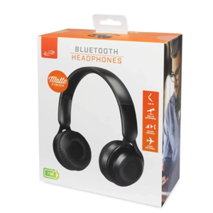 iLive IAHB48MB Bluetooth Over-The-Ear Headphones w/Microphone (Matte Black)