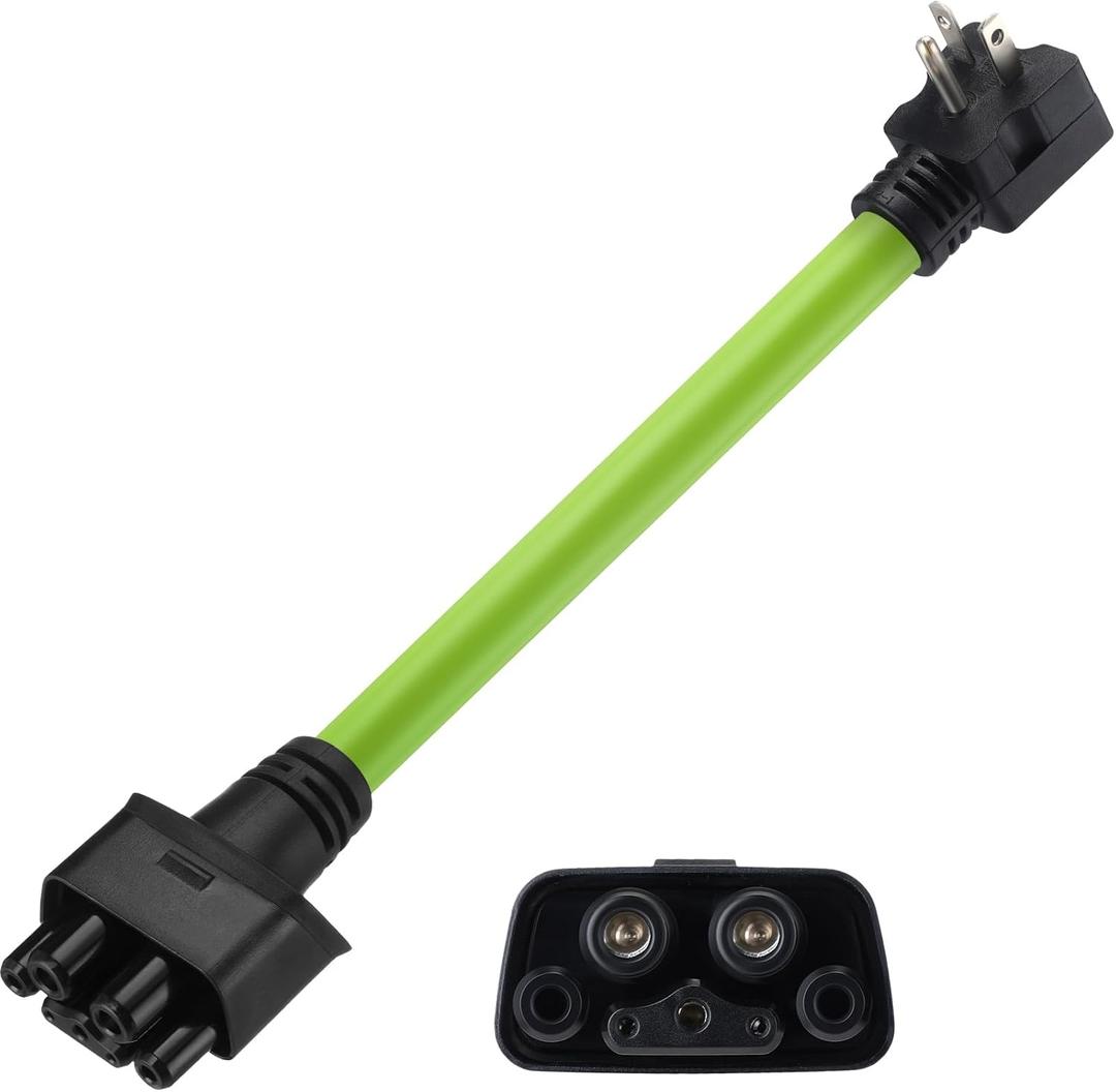 Nezyo 15.5" Adapter Compatible with Tesla Gen 2 Mobile Portable Mobile Charger Ev Charger Adapter Handle Compatible with Tesla Electric Vehicles(6-20P)