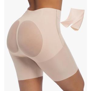 PRETTYWELL Womens Shapewear Shorts Mid-Waist Tummy Control Butt Lift Slip Shorts for Dresses,Seamless no Roll Thigh Slimmer, 2XL