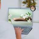 Cabilock Computer Rear View Mirror 3-Inch Magnifying Acrylic Desk Mirror for Office Cubicle Safety and Enhanced Blind Spot Visibility