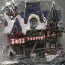 MOMENTS IN TIME Lighted Christmas Village Building Breakfast Nook LED Lights Music Battery Operated Plays 8 Holiday Songs Optional 4.5V Adapter Gift Wrapped Ready Dcor