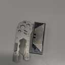 Generic Mudder Multi-Purpose Sliding Blade Box Cutter with Retractable Safety Lock, SK5 Carbon Steel Blades, Heavy Duty, for Office, School, Household (Silver)