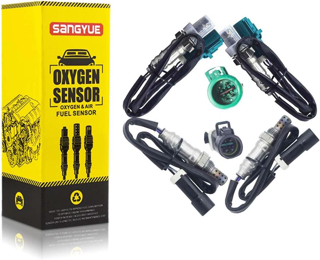Oxygen Sensor 1 Sensor 2 for Ford F-150 2004-2008 4.2L 4.6L 5.4L Lincoln Mark LT 5.4L 2006-2008 Upstream + Downstream 4PCS