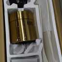 Sofucor Nicola 52-in Outdoor Flush Mount Gold with Grey Blades Ceiling Fan and Remote ( 3 -Blade )