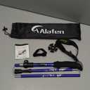 A ALAFEN Aluminum Collapsible Ultralight Travel Trekking Hiking Pole for Men and Women (Fits 5'3" - 6'2")