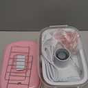 TASALON Hot Towel Steamer for Facials, Hot Towel Warmer Quickly Heats Up in 5 Minutes, Portable Towel Machine Fits 16 Mini Towels, Salon Equipment Towel Warmer for Facials, Spa, Massage, Pink