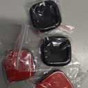 4 Pack for Tile Life360 Mate 2024/2022 Bluetooth Tracker Adhesive Mount, Silicone Waterproof Case with 3M Adhesive Sticker Stick on Car/Bike/Luggage, Hidden Tile Mate Full Protective Holder Anti-Lost