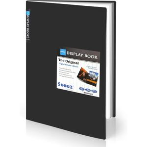 Sooez Art Portfolios 11"x17", Large Portfolio Folder with 30 Pockets & Black Inner Sheets, Display 60 Pages, 11 x 17 Presentation Book