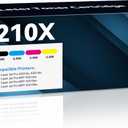 210X Toner Cartridges 4 Pack High Yield Compatible for HP 210X 210A W2100X Replacement for HP Color Laser Jet Pro MFP 4301fdw 4301fdn Pro 4201dw 4201dn Series Printer