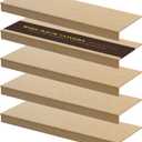 Wire Shelf Covers, 5Pcs 36"x16" Inch Shelf Covers for Wire Shelving, 0.39 Inch Thick (Not Wood), Moisture Resistant Wires Rack Cover with No Installation for Pantry, Closet, Kitchen