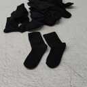 Amazon Essentials Unisex Kids and Toddlers' Cotton Crew Socks, 10 Pairs (Small, Black)