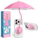 Phone Umbrella for Sun Shade Magnetic: Universal Thumbs Up Cell Phone Umbrella for iPhone Sunshade UV Protection Teen Girl Women Gifts for Mothers Day Pool Travel Beach Accessories Vacation Essentials