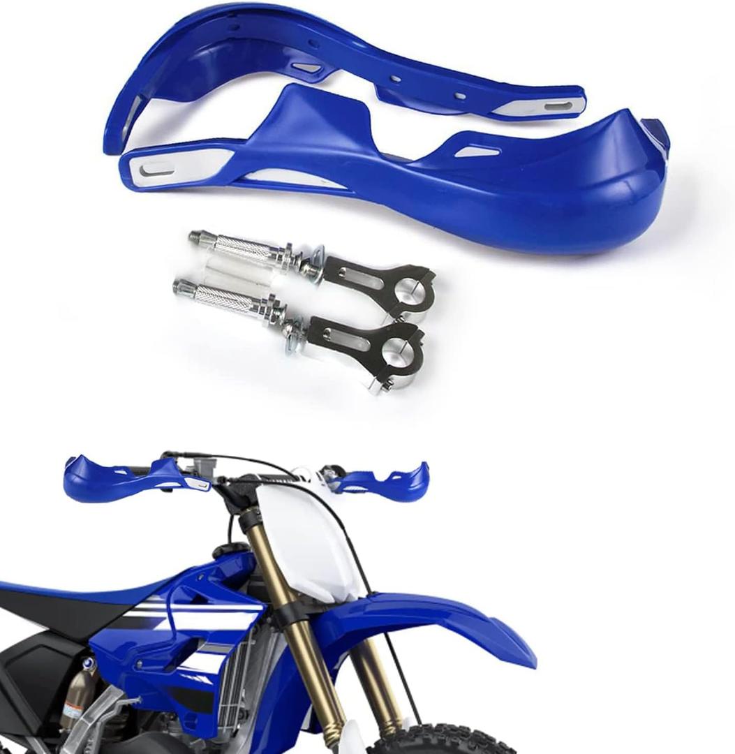 AnXin 22mm 7/8 Handlebar Hand Guards Handguards Universal for YZ125 YZ250 YZ250F YZ450F WR250F WR450F TW200 XT250 TTR125 TTR230 Dirt Pit Bike ATV Quad Enduro Motocross Blue
