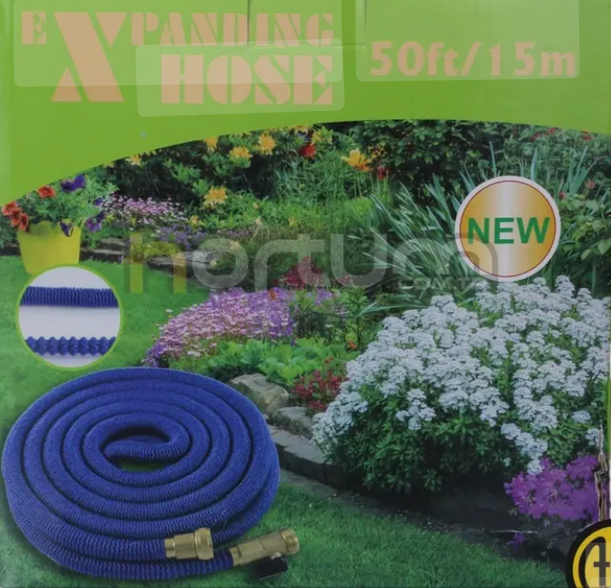 Expanding Garden Hose 50ft/15M, Blue