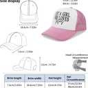 That Sounds Like A Mans Jobs Trucker Hat Running Cap for Girlfriends (Pink)