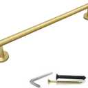 Brushed Gold Towel Bar 18 Inch  Premium Stainless Steel Bathroom Towel Rack, Modern Wall-Mounted Hand Towel Holder for Bathroom, Kitchen, Hotel  Rustproof, Heavy-Duty, Space-Saving Towel Hanger