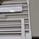 Cideny Baby Gate No Drilling, 29"-40" Auto Close Dog Gate Indoor for Doorways & Stairs, Pressure Mounted Adjustable Pet Gate, Easy Walk Through Child Gate for Children & Pets Stroller Friendly, White (29-40"Wide, 28"Tall)