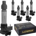 Set of 6 Ignition Coil for 3.6 3.0 3.2 V6 Buick Enclave GMC Acadia Terrain Cadillac CTS SRX XTS Chevy Traverse Malibu Impala Equinox 2010 2012 2013 2014 2015 2016 Coil Packs Replaces# UF569