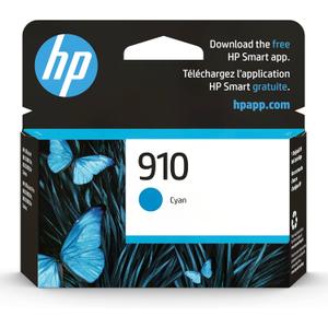 HP 910 Black Ink Cartridge | Works with OfficeJet 8010, 8020 Series, OfficeJet Pro 8020, 8030 Series | Eligible for Instant Ink | 3YL61AN