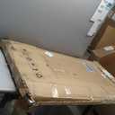 Ostutry 53in Extra Tall Cat Gate for Doorway No Drilling 29.5-40.1in Wide Dog Gate with Cat Door Pressure Mounted Walk Through Pet Gate (White)