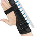 TAROYQASUL Pinky Finger Splint (M), Splint for Pinky Finger, Little Finger Brace, Trigger Finger Splint Stabilizer, Broken Fingers Wrist Support for Arthritis Tendonitis Injury Fits Left & Right Hand