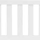 Dream On Me Convertible Crib Toddler Guard Rail in White, Compatible with Select Dream On Me Cribs, Crib to Toddler Bed Conversion, Easily Attachable (21.25L x 1.2W x 12.25H), 1 Count