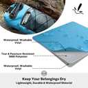STOVER Waterproof Dry Bag- Roll-Top Backpack w/Phone Case- Kayaking, Hiking, Camping, Boating- Men/Women, 25L