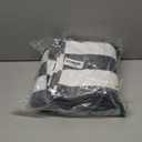 Men Women Hooded Towel Changing Wearable Cloth Swimsuit Bikini Coverup Dry Robe Bathing Swim Parka Jacket Suit Dress Wrap Plus Size for Beach Hiking Pee Surf Board Pool Shower (Grey Stripe)