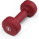 Marcy Neoprene Dumbbell, Single Piece, 8-lb, Burgundy