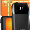 Hotdot Hand Warmers Rechargeable 2 Pack, 4 Heat Levels (104131F), Real-Time Temp & Battery Display, Electric Hand Warmers, Fast Heating, Fits in Gloves/Pocket, Gifts for Women & Men